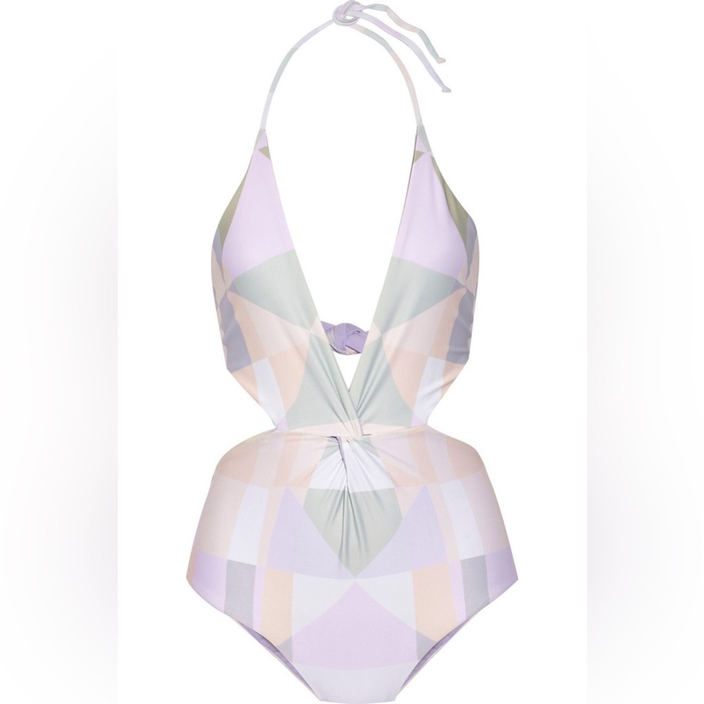 Mara Hoffman Twist Front Cutout One Piece